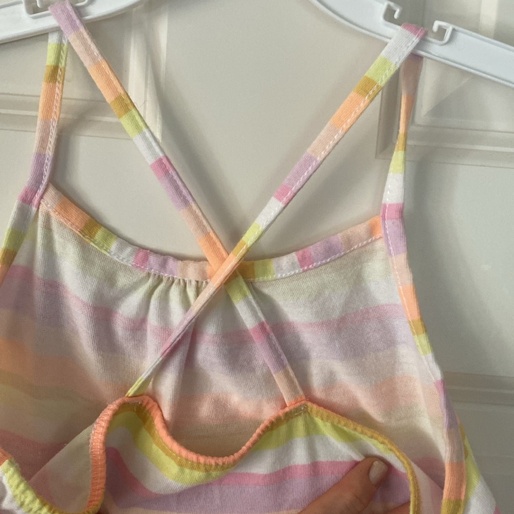 Crisscross striped popsicle dress - Picture 4 of 5